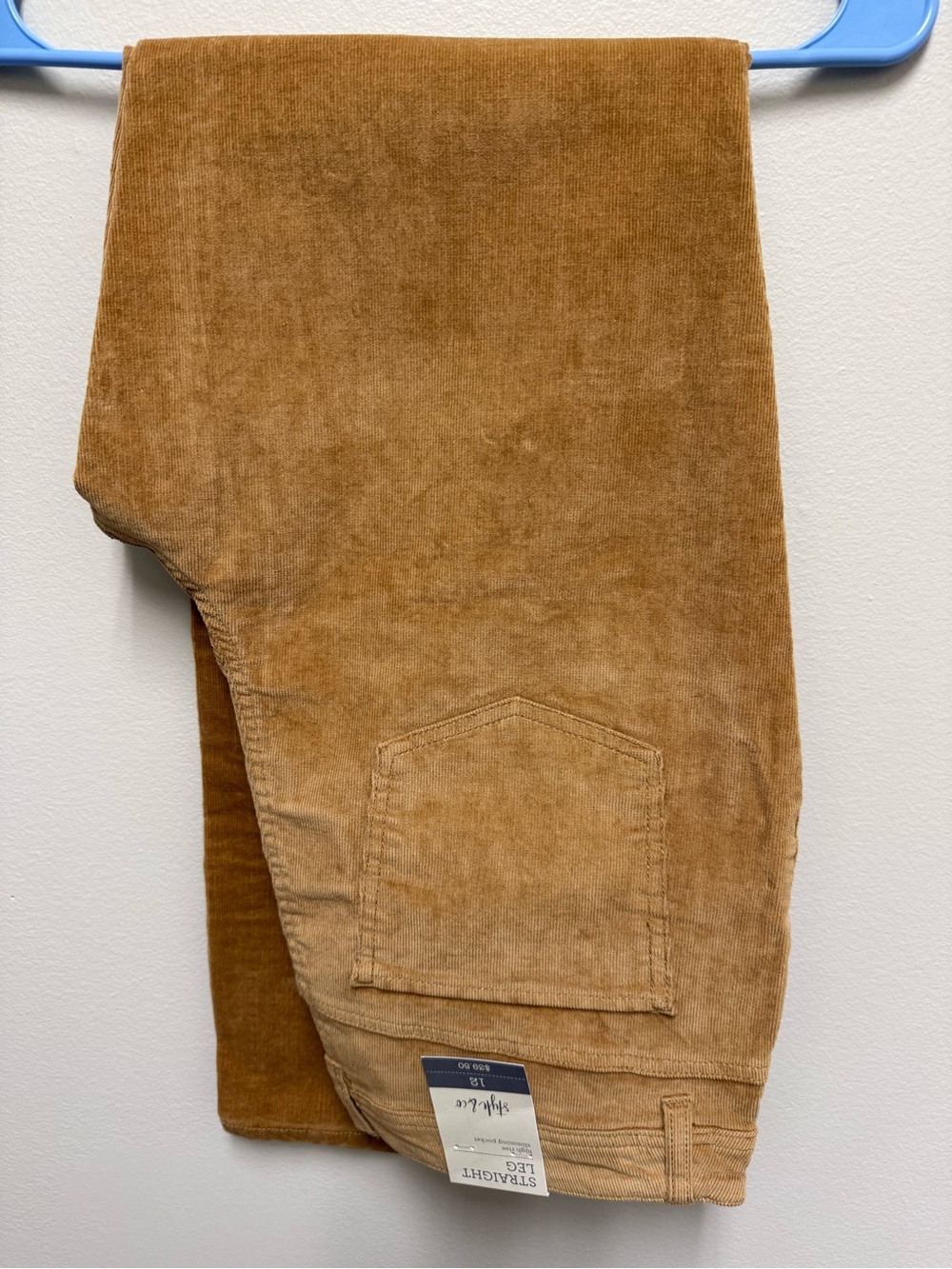 Style & co Women’s Highrise Straight Leg Sz 12 WARM TOFFEE NWT